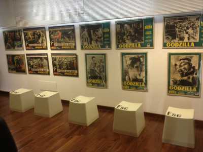 Manifestoteca, attualmenete in allestimento con manifesti originali di film di fantascienza,degli anni Cinquanta 